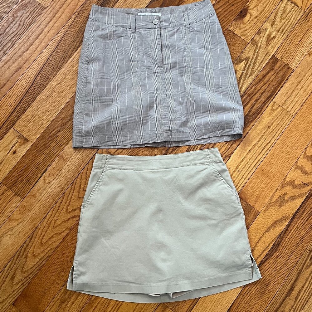 Set of Tan Skorts - Daily Sports & Lady Hagen